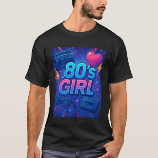 Retro Vibes 80s Meisje Cool Flashback Pret Herinne T-shirt