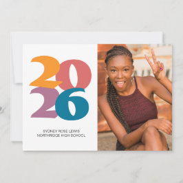 Retro Vibes Afstuderen Celebration Party Aankondiging