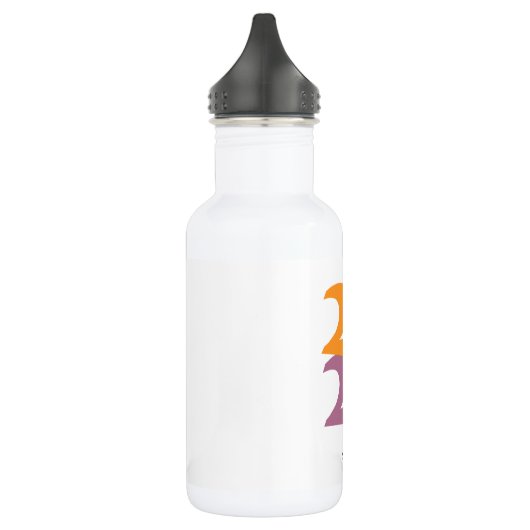 Retro Vibes Afstuderen Klasse van 2025 Waterfles (Links)