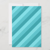 Retro Vibes (Blauwgroen) Aankondiging Afstuderen f (Achterkant)