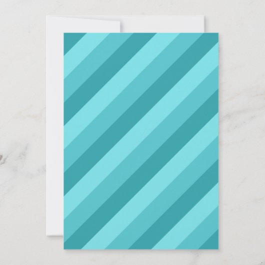 Retro Vibes (Blauwgroen) Aankondiging Afstuderen f (Achterkant)