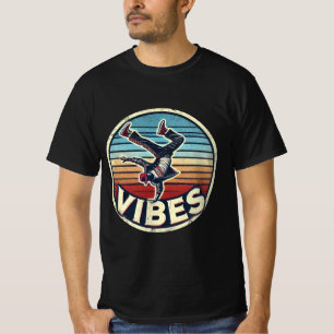 Retro Vibes: Breakdancer in Actie Klassiek T-shirt