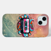 Retro Vibes Case-Mate iPhone Case (Achterkant (horizontaal))