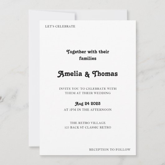 Retro Vibes Classic Photo QR Code Weddenschap Kaart (Voorkant)