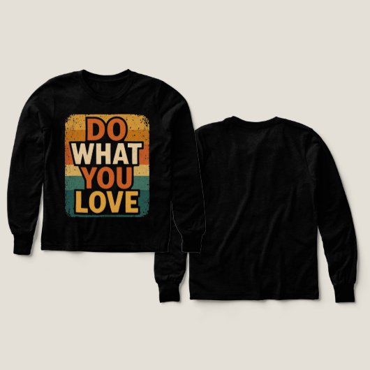 Retro vibes: doe waar je van houdt (Voorkant /achterkant)