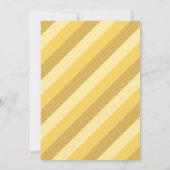 Retro Vibes (Geel) Aankondiging Afstuderen foto's (Achterkant)