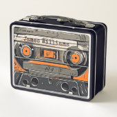 Retro Vibes: gepersonaliseerd handgetekend Cassett (Achterkant)