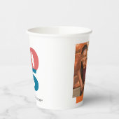 Retro Vibes Graduation Party Klasse van 2024 Papieren Bekers (Links)