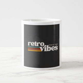 retro vibes grote koffiekop