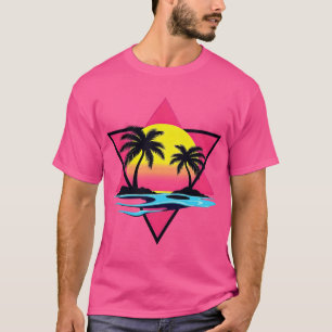 Retro Vibes: het Vaporwave Sunset T-shirt