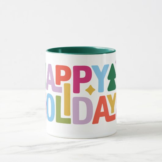 Retro Vibes Holiday Mug Mok (Midden)