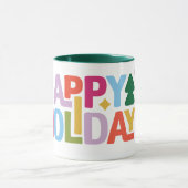 Retro Vibes Kerstmug Mok (Midden)