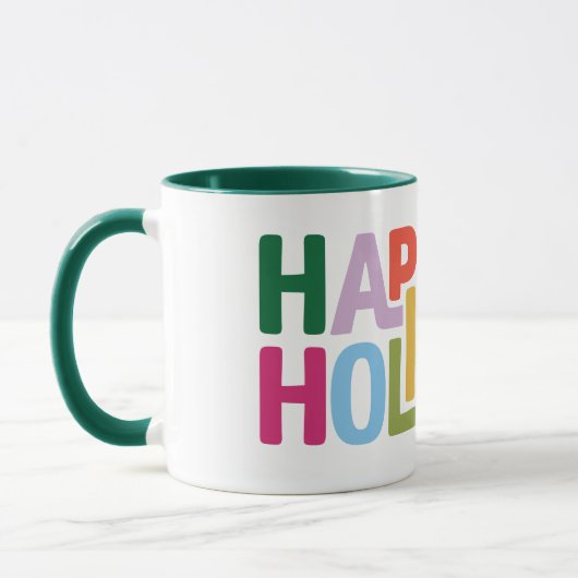 Retro Vibes Kerstmug Mok (Links)