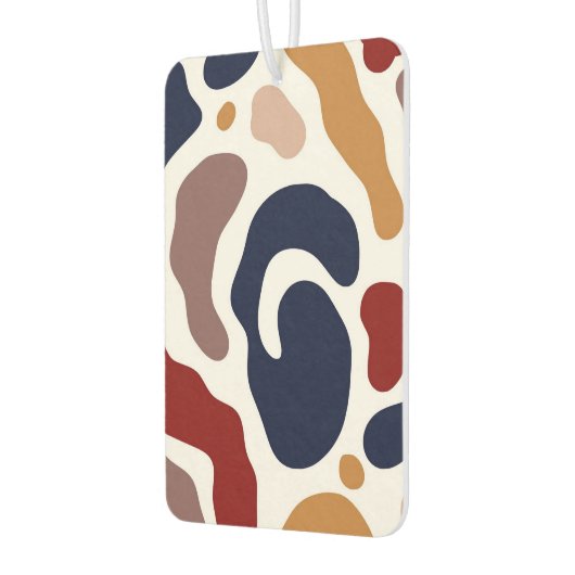 Retro vibes - kleurrijke Abstracte patronen Luchtverfrisser (Links)