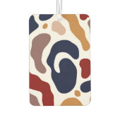 Retro vibes - kleurrijke Abstracte patronen Luchtverfrisser (Achterkant)