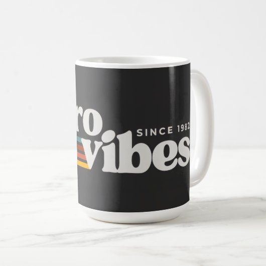 retro vibes koffiemok (Voorkant rechts)