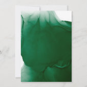 Retro Vibes met Alcohol Ink Flair Kerstfeest Kaart (Achterkant)