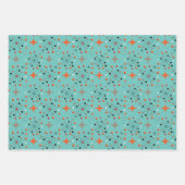 Retro Vibes Modern Midden-Centraal Colorful Inpakpapier Vel (Voorkant 3)