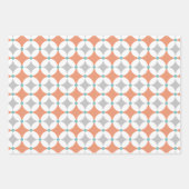 Retro Vibes Modern Midden-Centraal Colorful Inpakpapier Vel (Voorkant)