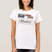 Retro Vibes Modern Mindset Inspirerend esthetiek T-shirt (Voorkant)