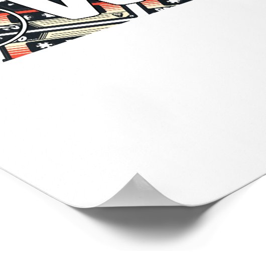 Retro Vibes Poster (Hoek)