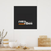 retro vibes poster (Keuken)
