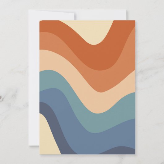 Retro Vibes Save The Date (Achterkant)