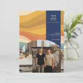 Retro Vibes Save The Date (Staand voorkant)