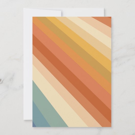 Retro Vibes Save The Date (Achterkant)