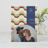 Retro Vibes Save The Date (Staand voorkant)