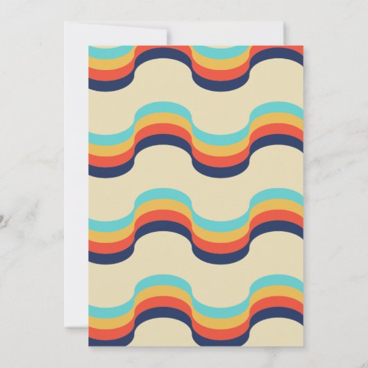 Retro Vibes Save The Date (Achterkant)