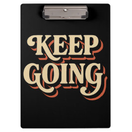 Retro Vibes - typografie kunst Klembord