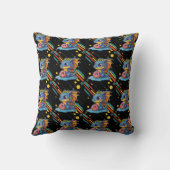 Retro Vibing Schattigee Dragon Print Kussen (Achterkant)