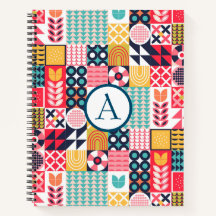 Retro Vibrant geometrisch kleurrijk patroon