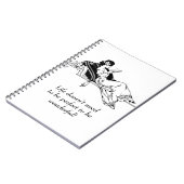  Retro Victoriaans Inspirerend levensquote Notitieboek (Linkerzijde)