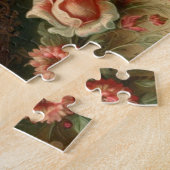 /retro/Victoriaans Valentijnsdag hart Legpuzzel (Zijkant)