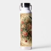 /retro/Victoriaans Valentijnsdag hart Waterfles (Voorkant)