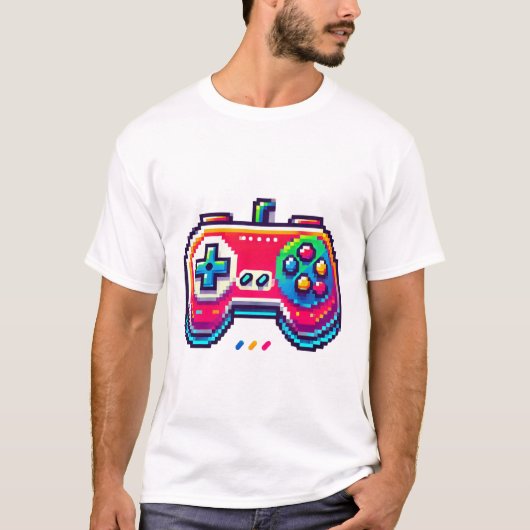Retro Video Game Controller Telefoonhoes T-shirt (Voorkant)