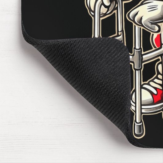 Retro Video Game Controller With Walker Funny Game Muismat (Hoek)