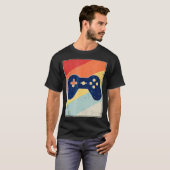 Retro Video Game Gaming Distress Gift T-shirt (Voorkant volledig)