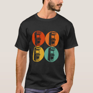 Retro Video Game kast Classic Gamer Arcade T-shirt