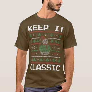 Retro Video Game Lovers Gaming Gamers Piel Santa C T-shirt
