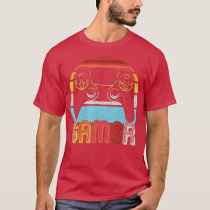 Retro Video Game Player-balken voor Mannen T-shirt
