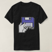 Retro Video Games Commodore Amiga Workbench Insert T-shirt (Design voorkant)