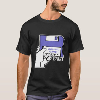 Retro Video Games Commodore Amiga Workbench Insert T-shirt