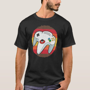 Retro Video games Gaming Controller Gamer T-shirt