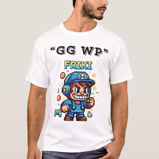 Retro video games t-shirt (Voorkant)