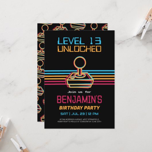 Retro Video Gaming Game Boy Kaart (Voorkant / Achterkant in situ)