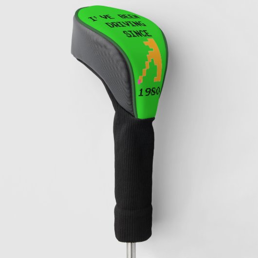 Retro video Golf Game Headcover (Schuin)