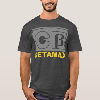 Retro Video Tapes Betamax Video T-shirt